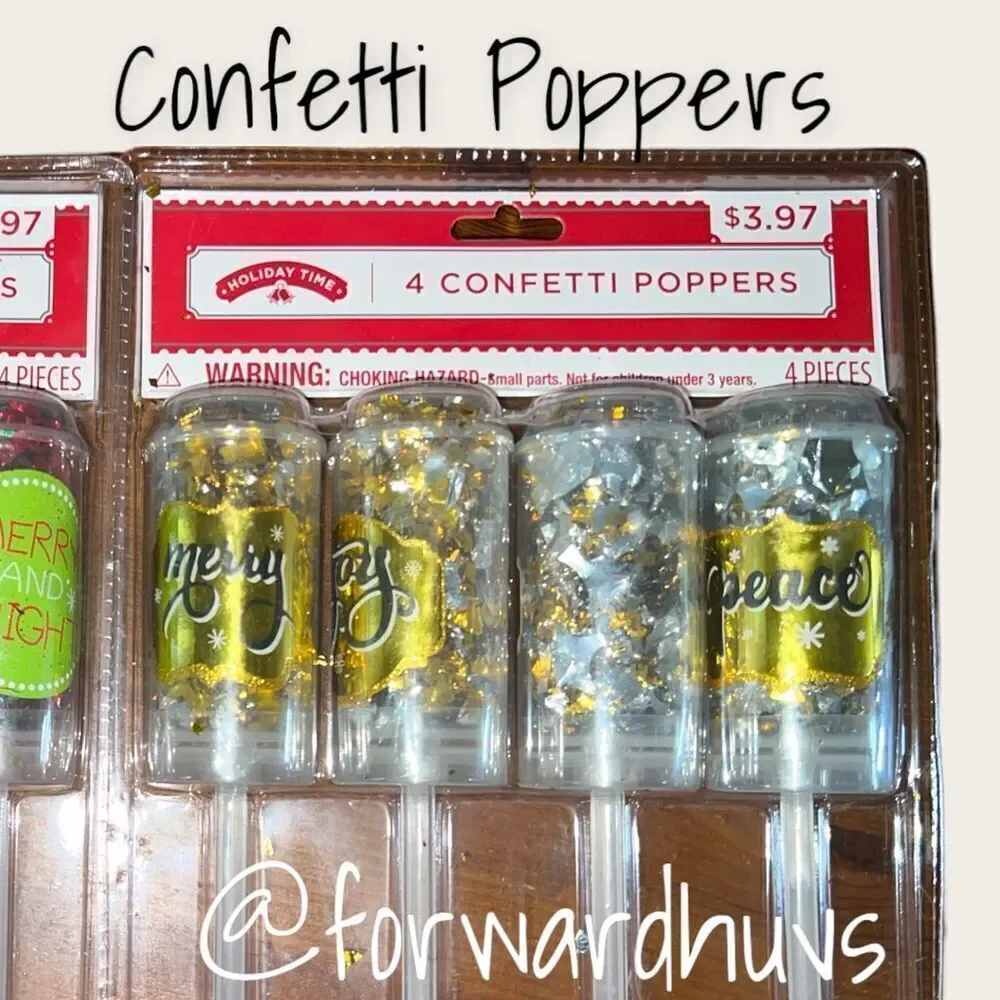 Bundle Sale 3 for $15 | Confetti Poppers | Holiday Fun